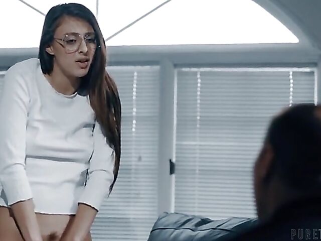 Nerdy anal enthusiast Gia Derza gets banged by the priest