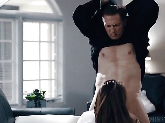 Nerdy anal enthusiast Gia Derza gets banged by the priest