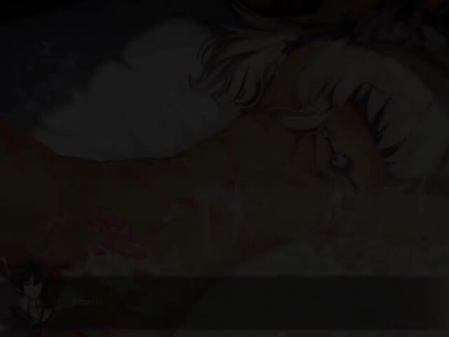 Hentai game with cum all over toon girl's tight body