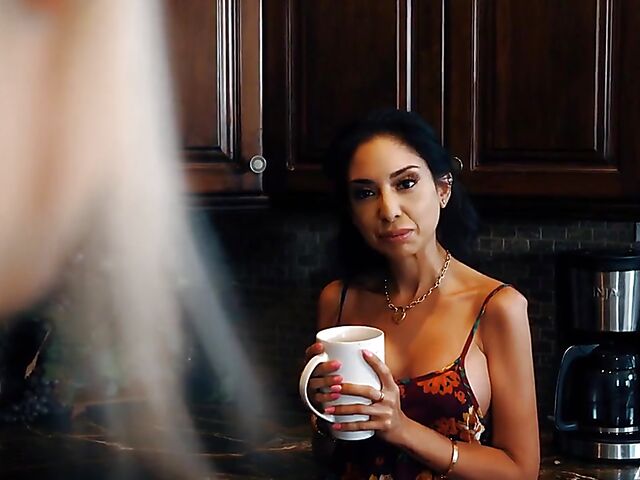 Shy Nella Jones having her first lesbian sex with Trinity St Clair