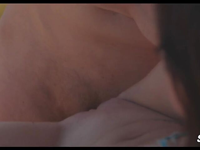 Seaside outdoor sex on the top of the hill with slender MILF Valentina Bianco