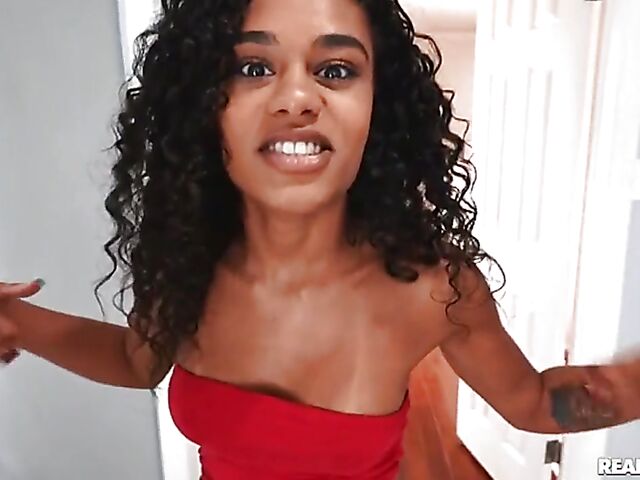 Exotic teen Scarlit Scandal gets her pussy poked POV