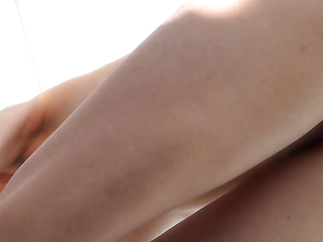 Flirtatious blonde babe Mazzy Grace takes off her lovely panties