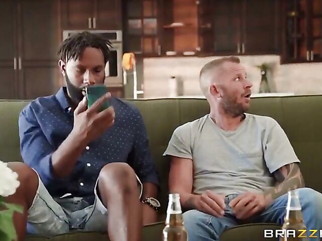 Curvy ebony wife with huge boobies and ass Moriah Mills cheating