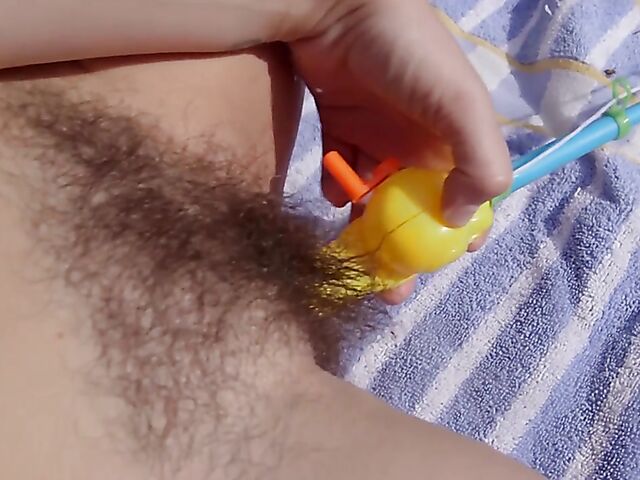 Compilation of objects insertions and pussy closeups while masturbating