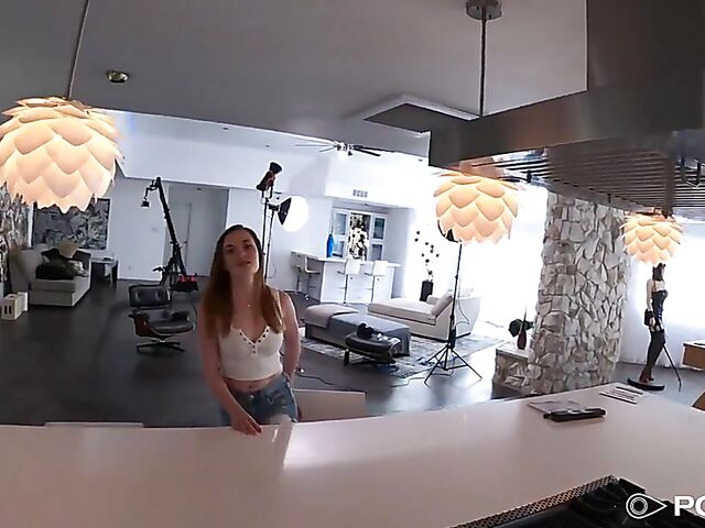 POV casting sex with pretty cute Samantha Reigns