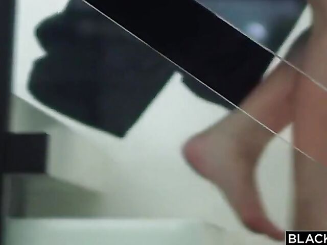 Kinky BBC threesome with cute Alina Lopez and two brutal black guys