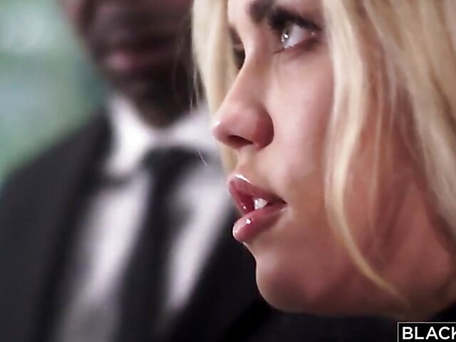 Kinky BBC threesome with cute Alina Lopez and two brutal black guys