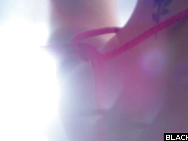 Kinky BBC threesome with cute Alina Lopez and two brutal black guys