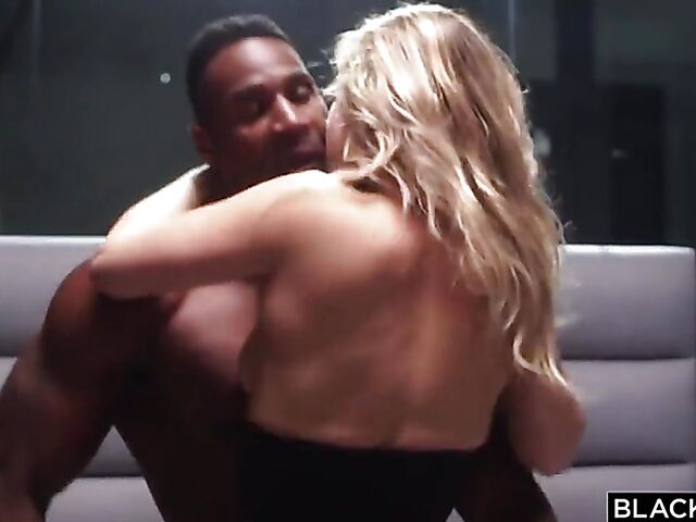 Kinky BBC threesome with cute Alina Lopez and two brutal black guys