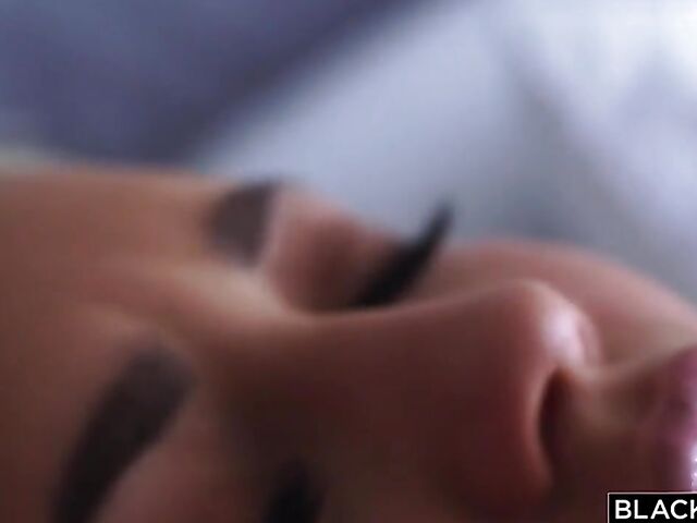 Kinky BBC threesome with cute Alina Lopez and two brutal black guys