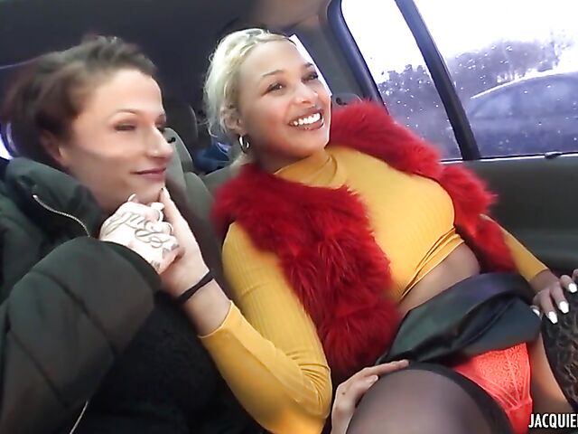 French FFM 3some with nasty Aurelie and Victoria