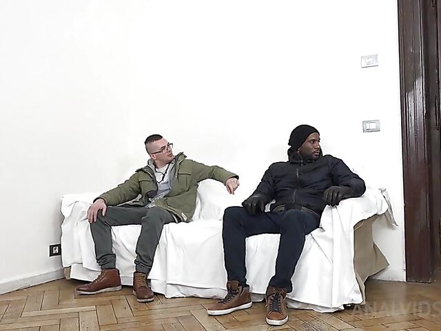 Humiliation cuckold anal with a black cock in Nicole Love's asshole