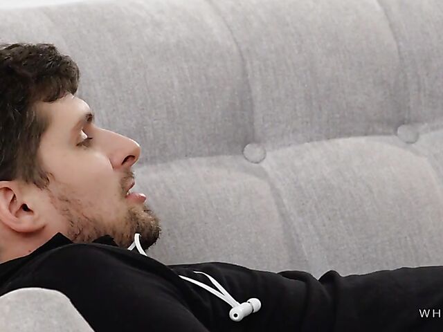 Blonde ebony cutie Romy Indy wants Kristof Cale's white fuck stick