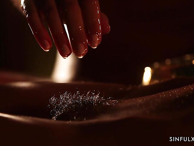 Lesbian erotic video with oiled up Lexi Dona and Victoria Pure