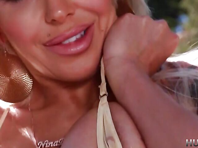 Big tits bikini MILF Nina Elle interracial delight