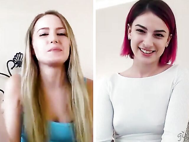 Scarlett Sage and Kristen Scott have a good time fingering together