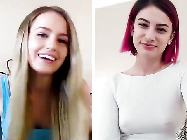 Scarlett Sage and Kristen Scott have a good time fingering together