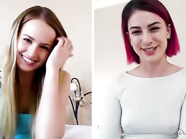 Scarlett Sage and Kristen Scott have a good time fingering together