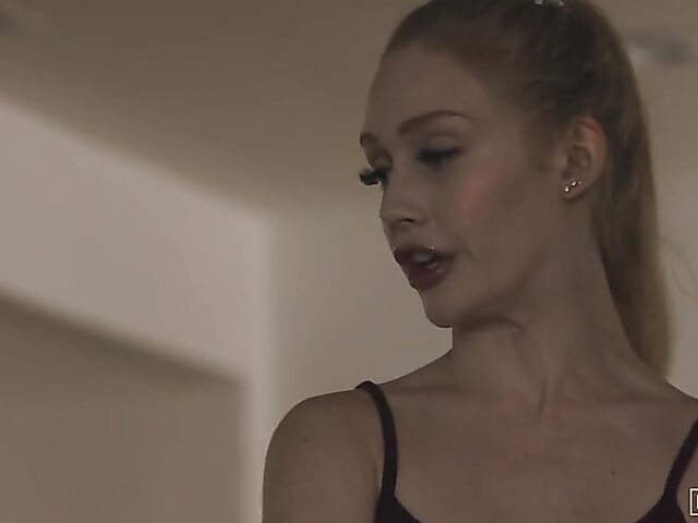 Long haired slim blonde Emma Starletto exploring Kama Sutra