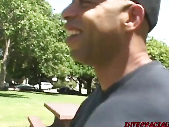  Shawn Diesel's interracial pickup and Anita's first huge black cock in her lovely white pussy