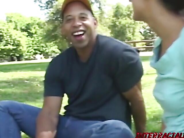  Shawn Diesel's interracial pickup and Anita's first huge black cock in her lovely white pussy