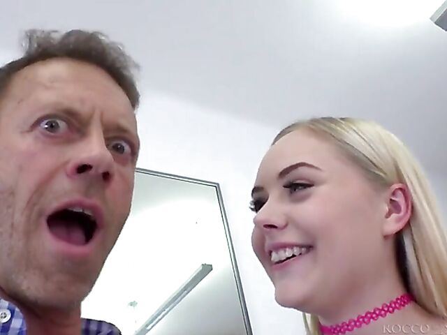 Emily Cutie - Cute teen anal with Rocco Siffredi