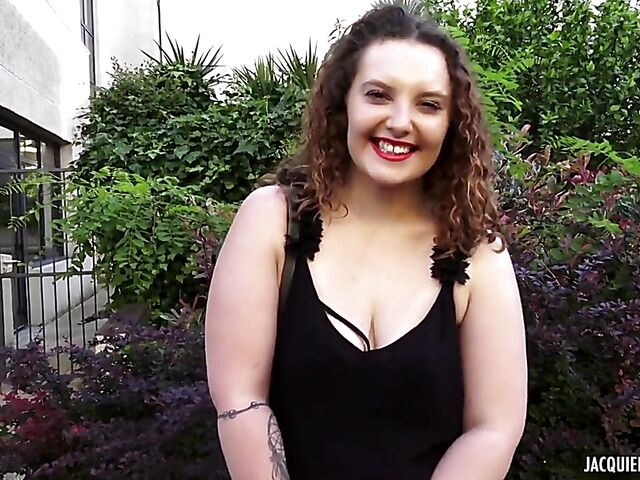 French threesome with Camille and two guys fucking her butt and pussy