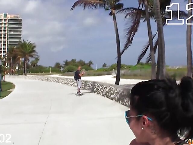 Violet Vasquez - Puerto Rican latina pick up and pounding