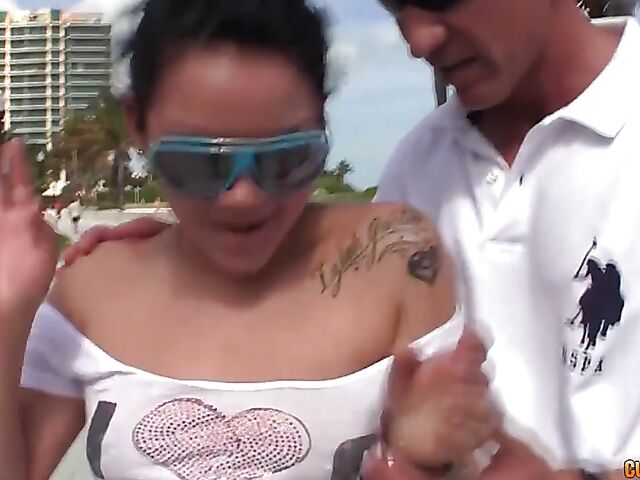 Violet Vasquez - Puerto Rican latina pick up and pounding