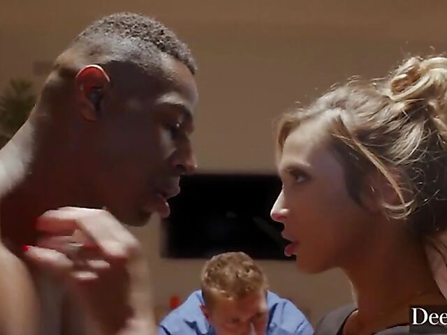 BBC interracial threesome and cuckold domination with Scarlit Scandal and Aiden Ashley