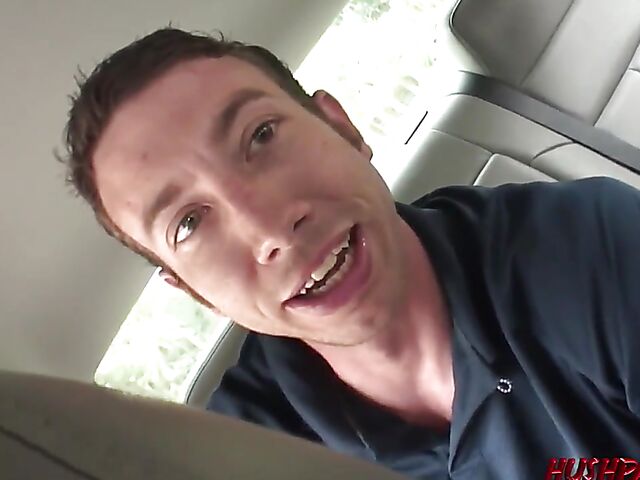 Just picked up slut Satine Phoenix displays her big white booty and gets fucked in her pussy