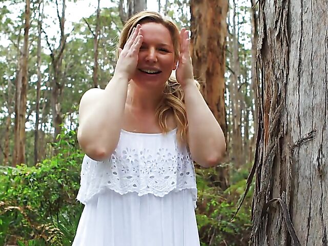 All-natural Jacinta fingering and pissing outdoor