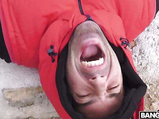 Public anal outdoors with naughty ballerina Martina Smeraldi