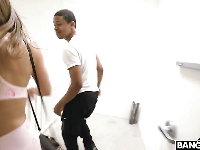 Havana Bleu - Young big black cock blowjob