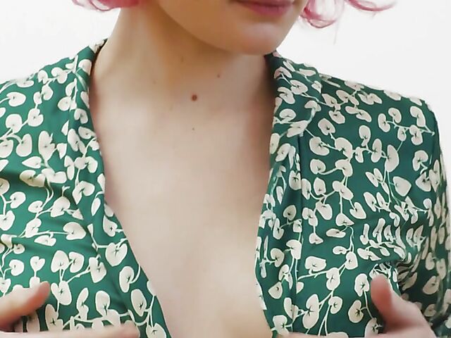 Hairy masturbation with pink-haired Australian girl Dodi