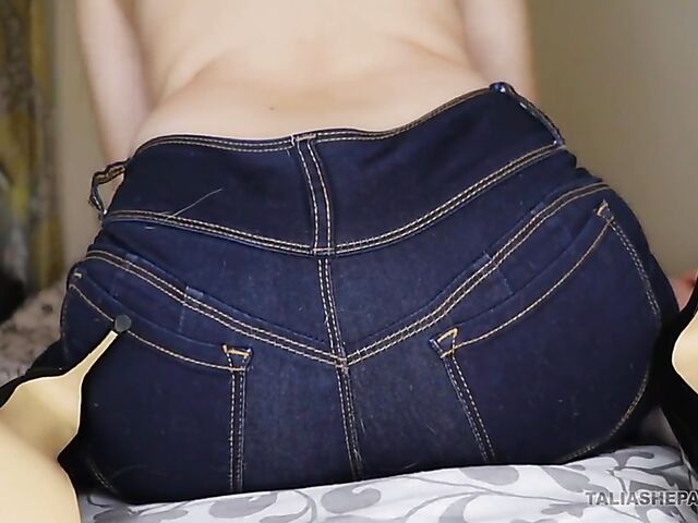 Busty tease and dildo blowjob with Talia Shepard