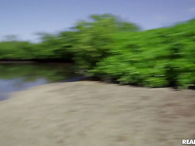 Alex Blake - Teen interracial shoot with Ricky Johnson spied by perverts