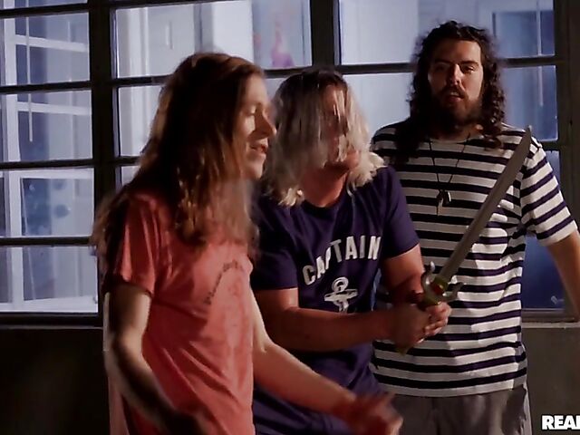 Alex Blake - Teen interracial shoot with Ricky Johnson spied by perverts