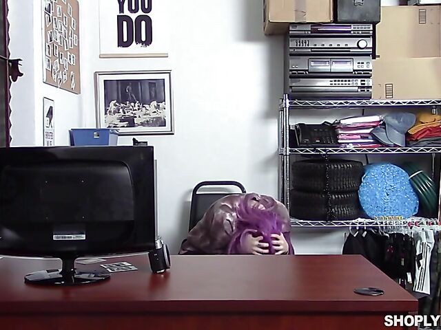 Tattooed alt girl Val Steele is a shoplifter who takes a cock to save her ass