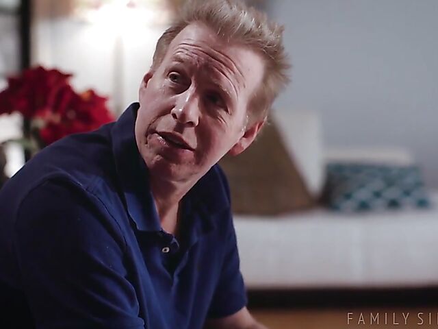 Ebony daughter Scarlit Scandal gets nailed by her white stepdaddy