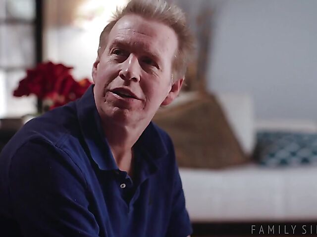 Ebony daughter Scarlit Scandal gets nailed by her white stepdaddy