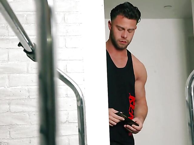 Very hot gym fuck with brunette bombshell Audrey Miles