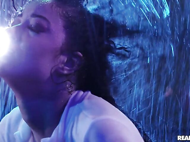 Super wet lesbian trio Emily Willis, Scarlett Bloom, and Liv Wild