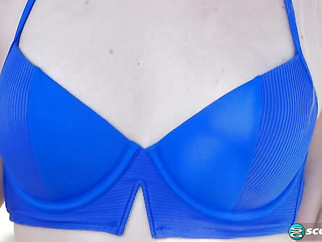 Pale blonde pool solo with Kimberly Vader