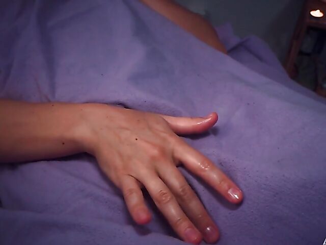 Sinn Sage - Milf fingering sensually after massage