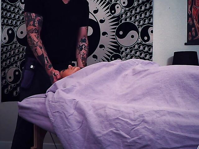 Sinn Sage - Milf fingering sensually after massage