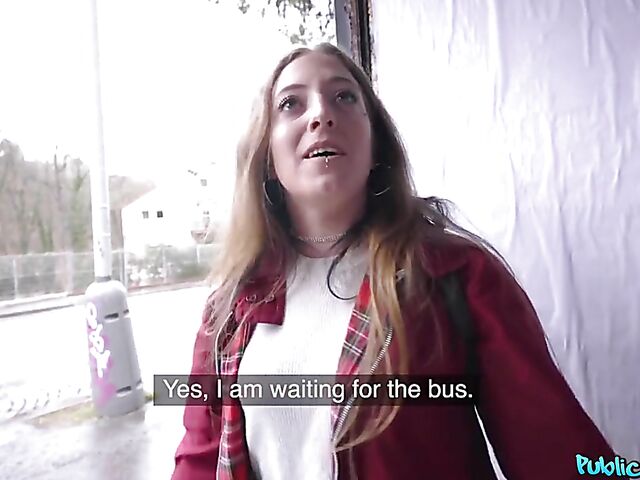 Pantyhose sex in public for cash with Venom Evil