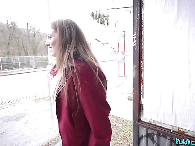 Pantyhose sex in public for cash with Venom Evil