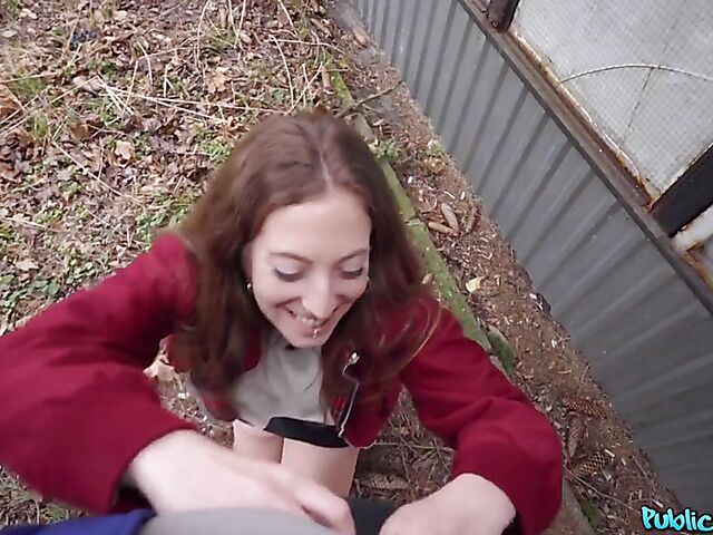 Pantyhose sex in public for cash with Venom Evil